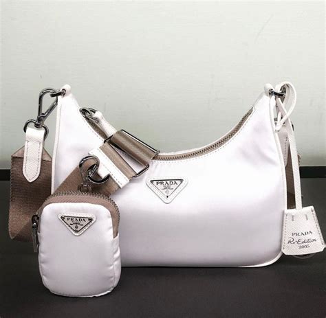 prada white handbag|vintage prada black handbags purses.